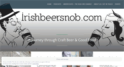 Desktop Screenshot of irishbeersnob.com