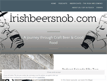 Tablet Screenshot of irishbeersnob.com